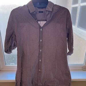 Men's Red Checkered Shirt